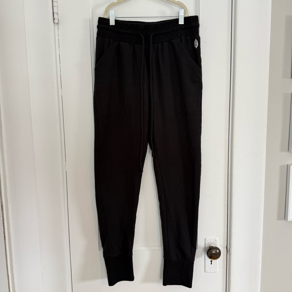 Free People FP Movement Black Jogger Pants Sz Small
